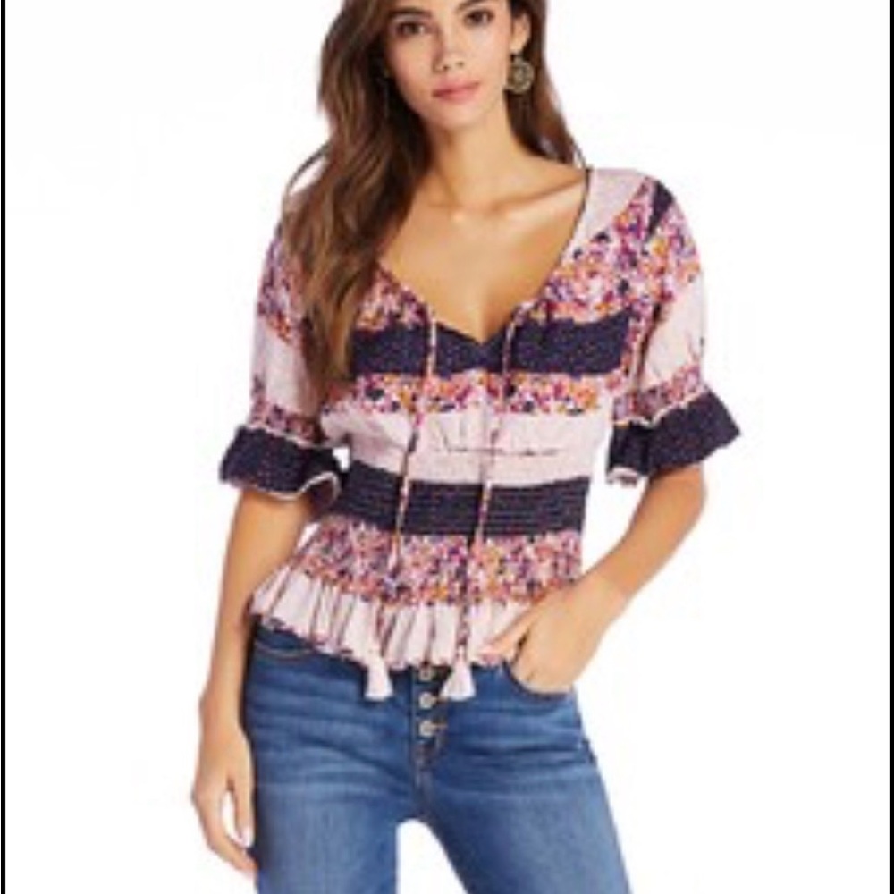 💐Floral Ruffle Women's Top💐